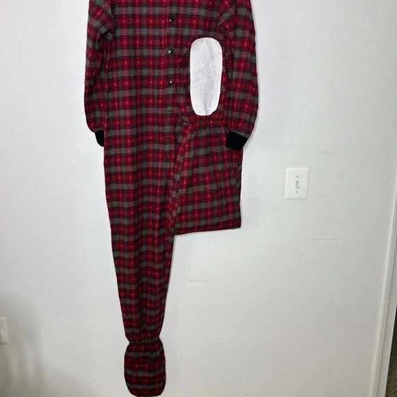 Bigfeet men Pajamas size Large with feet NWOT - Picture 3 of 9